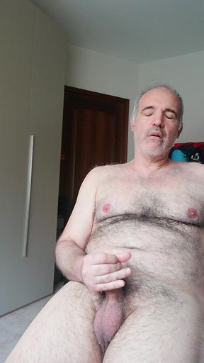 Double Piss in the Glass and a Great Handjob for a Cock That Wants to Cum