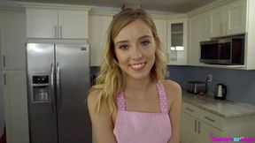 Beautiful Haley Reed's medium size tits trailer