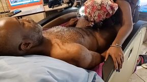 Thot in Texas - Floppy Tits &amp; Legs Spread Apart