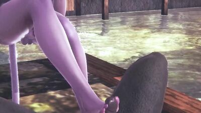 Sexy catboy pink Yaoi Furry animation