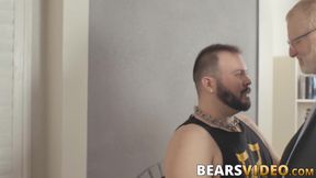 Dean Gauge rides bear Rusty McMann raw after sucking him off