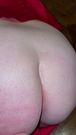 Short Rough Spanking: Red Panties Pulled Down, Loud Slaps, Very Red Ass