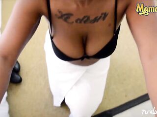 MAMACITAZ - Black Latin babe Morelia Mazo Makes A Ribald Sex Tape With The Superlatively good Ally Of Her Ex
