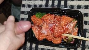 Tofu with extra sauce