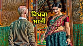 Desi beautiful widow sister in law had sex with the borrower the lender fucked her hard brother in law saw it