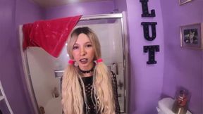 Intense Encounter with a Flexible Petite Blonde in a Rough Role Play Scene