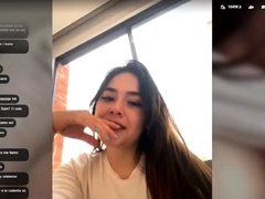 Busty brunette solo masturbation