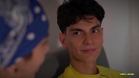 virgin boyfriend dave lion is ready to take magic c big cock for the first time is it really his first time though?