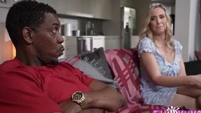 Lilly James welcomes BBC in her ass for a creamy ending