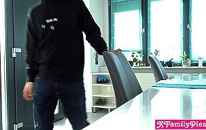 Russian teen stepsister Ivi Rein was blindfolded expecting her boyfriend