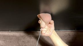 Ruined handjob on the milking table