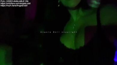 Teasing a stranger at the club then blowing him in the public toilet