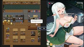ntr tales the elf next stream [ cuckold hentai game ] ep.2 shy elf streamer expose her tits while her cuck husband work !