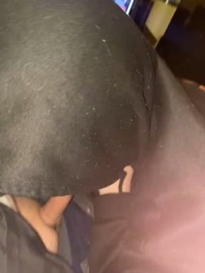 cock sucking real amateur sucks the fuck out of hubby pov acocfter getting home from another cuckold