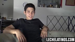 LecheLatinos.com - Twink buddies Remo and Santi suck to cumshot