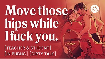 Hottie dance teacher screws student in public after class with dirty talk