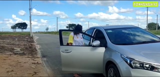 I OFFERED HELP AND SAID I WAS GOING TO TAKE IT TO EAT BUT SHE DIDN'T EXPECT THAT IT WAS GOING TO BE