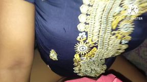 A Indian Tamil Couple Sex in Bedroom Hardfucking with Hindi Audio