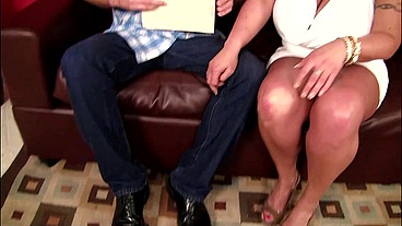 Eva Notty Rims Daniel Hunter Before Facial Cumshot
