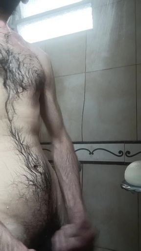 an afternoon in the shower