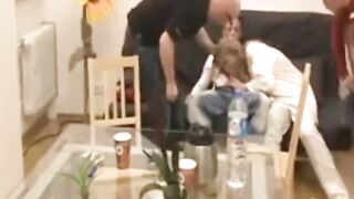 Big Boobs Babe Gives A Wild Group Sex Experience