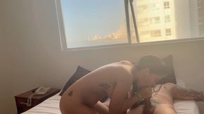 Florida Miami, fucking in a hotel, window open