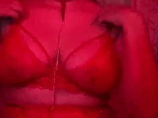 Solitary female masturbation. Evangelinalov
