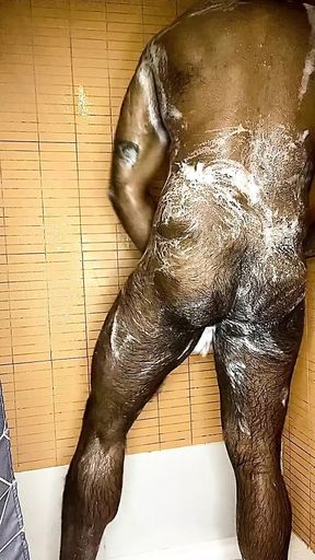 Hairy Man in the Bath