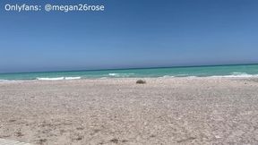 Dry Humping Hot Stones At The Beach Having Orgasm In Public