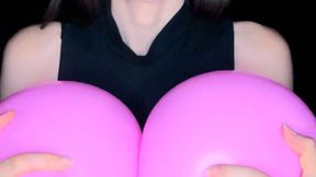 Looner Empress blows and nail pops balloons