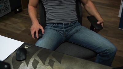 Cumming in my jeans while moaning and humping