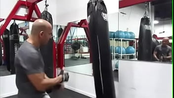 HEAVY BAG WORKOUT MAXXX LOADZ MARTIAL ARTIST BODYBUILDER PORN STAR