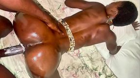 Young woman's creamy wet pussy gets pounded doggystyle by big cock