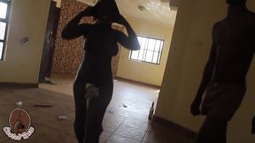 behind the scene touching my big boobs is making me horny please stop