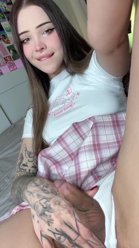 Does my Tranny pussy look sexy with my panties pulled to the side ?