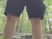 When you gotta take a leak on a hike...