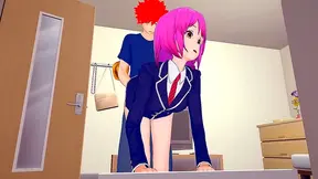 Hisako Arato Shows Soma Yukihira Her Skills in 3D Hentai Food Wars