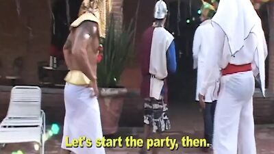 Backyard Costume Orgy: Masks Come off, and the Real Fun Begins