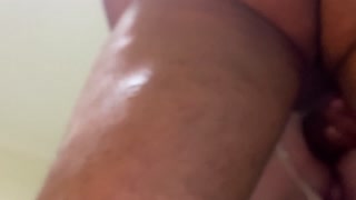 I Want BBC Anal Husband Help Put Jelly On Black Cock to Fuck My Ass It Was Big For My Tight Asshole