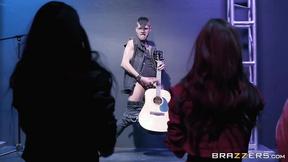 ”Xander Corvus' prick plays guitar & fucks big boobed music producer Madison Ivy”