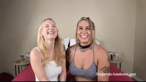 Desperate Amateurs: Muscle moms get their tight pussies pounded hard