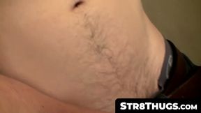 Str8Thugs.com - Good-looking thug's solo dick wanking and cum blasting alone time