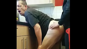 girlfriend kelly wright pegging mark wright in two different places taking ass to mouth in the kitchen and in the shower closer up with seven voting down wankers
