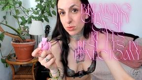 Breaking chastity cage rules results in penectomy smaller file version mp4