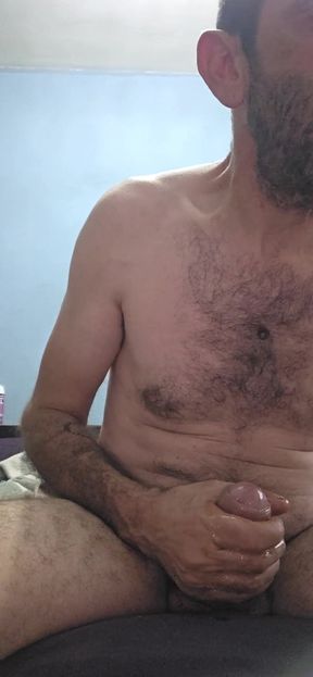 Straight Guy Jerks off in Close-up