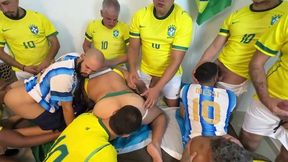 walterguess - surucopa - gangbang no ritimo da copa - jogadores dotados entrando com bola e tudo.
