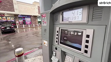 Str8rich picks hot ebony anal slut at the gas station teens love anal sex big black cock