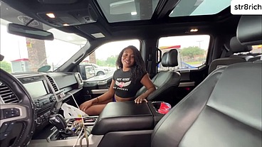 Str8rich picks hot ebony anal slut at the gas station teens love anal sex big black cock