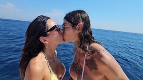 maya and luca embark on a high-seas adventure with trans sabrina.