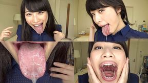 Miki Sunohara - Long Tongue and Mouth Showing - wmv 1080p